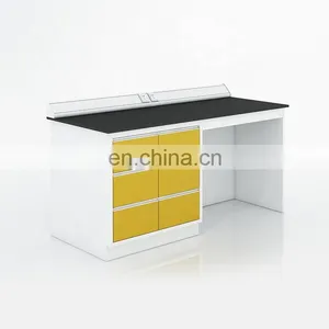 Laboratory Furniture Side Work Table Lab Work Bench With Underneath Cabinets thumbnail-3