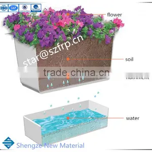 Fiberglass Flowerpot/GRP Flower Vase/FRP Box Price thumbnail-1