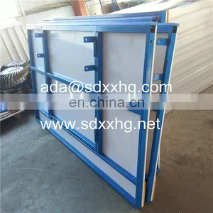 Used Dasher Boards Fence Plastic Panels Straight Frame Hdpe Rink Bakyard Arena thumbnail-5