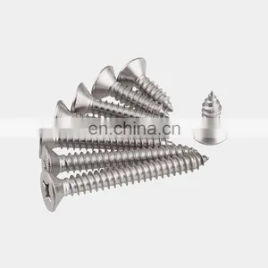 Black Stainless Steel 304/316 Flat Head Grade 8.8 Self-tapping Screws thumbnail-5