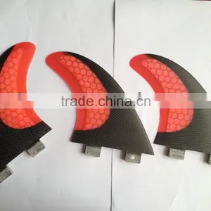 2013 Half Carbon Hybrid Fcs Fiberglass Surfboard Fcs Fins for Surfing thumbnail-1