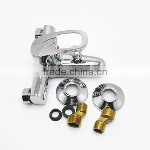 China Factory Professional Single Hollow Handle Bathtub Faucet Mixer thumbnail-1
