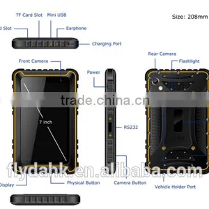Cruiser BT67 OGS Dustproof Durable Waterproof Rugged Tablet With 7 Inch HD Waterproof thumbnail-1