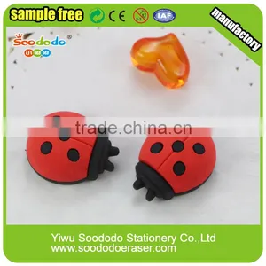 3D Mini Ladybug Eraser thumbnail-3