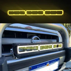 Super Bright 28 Inch 180W Off Road 6D Driving Beam Led Light Bar With Red Green Blue Amber White Daytime Running Light Optional thumbnail-2