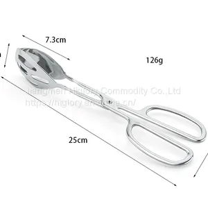 Buffet Tongs Stainless Steel Buffet Party Catering Food Serving Tongs Salad Tongs thumbnail-5