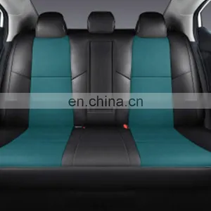 Auto Interior Decorative Mixed Color Black Green Standard Intermediate True Genuine Leather Luxury Covers Kit for Seats Car thumbnail-2