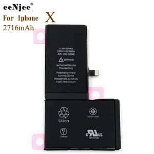 Manufacture Mobile Phone Battery For Iphone X Li-ion Replacement Rechargeable Batteries thumbnail-2