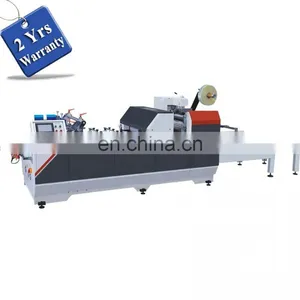 UTM650B Automatic Corrugated Carton Medicine Paper Box Window Patching Machine for T-shirt Garment Rotary Film Cut thumbnail-1