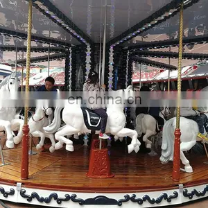 Hot Style Kids Center Park Amusement Car Merry go Round Kiddie Small Carousel for Sale thumbnail-4