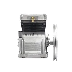 Bison China Wholesale 8Bar 1000Rpm 3.5Hp 2.6Kw Italy Air Compressor Head With Pulley thumbnail-4