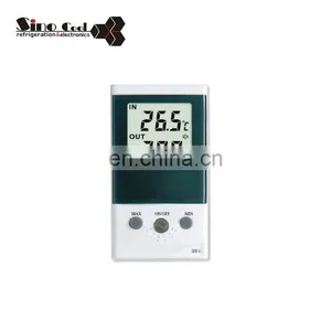 Monitor de temperatura e umidade DT-1, termômetro digital para uso interno e externo thumbnail-2
