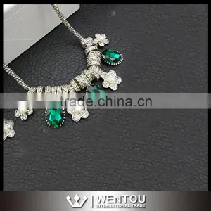 Wholesale Clothing Accessories Antique Drop Gemstone Necklace thumbnail-4