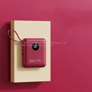 The New Fast Wireless Charging Power Bank With Cable 10000mah Large Capacity Mobile Power Supply thumbnail-2