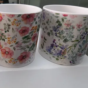 Hongmei Ceramic Jar Printing Transfer Machine, Flower Pot Printing Machine, Cylindrical Product Hot Stamping Heat Transfer Machine thumbnail-1