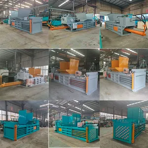 Waste Plastic Film Compression Baler, Waste Plastic Bottle Baler thumbnail-1