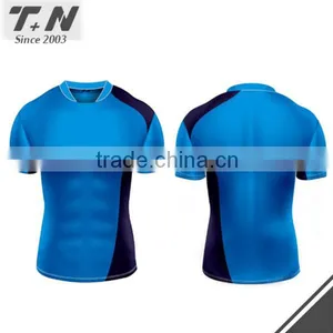 Sublimation Custom Blank Rugby Jersey With ur Name and Logo Sewing on thumbnail-4