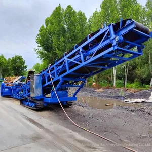 Nongyou Spiral Belt Conveyor and Material Scraper Machine, Corn Loading and Warehousing Machinery With Crawler Walking and Automatic Feeding thumbnail-3