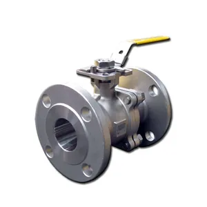 Industrial Valve ANSI 150lb DN200 CF8 CF8m 304 316 Wcb Full Port Manual Flanged Stainless Steel Floating Ball Valves thumbnail-1