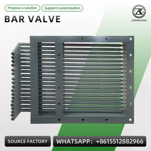 Industrial Bar Gate Valve Carbon Steel Stainless Steel Anti-blocking Discharge Gate for Mine thumbnail-1