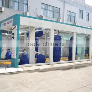 Tunnel Car Wash 9Brushes PE-T9 40000USD Automatic Up Down Drying System thumbnail-3