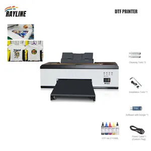 DTF Printer Direct to Film Printing Machine, Desktop DTF Transfer Printer for T Shirt Cotton Polyester Garment Printing thumbnail-4