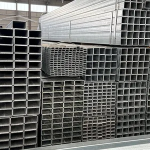 Square Tube 20x20 25x25 40x40 50x50 60x60 20x40 40x60 150x150 Galvanized Steel Square Pipe thumbnail-1
