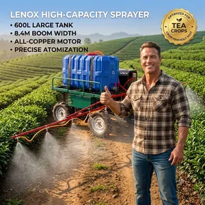 Self Propelled Electric Farm Sprayer With 600L Tank Remote Control Boom Spraying Equipment thumbnail-1
