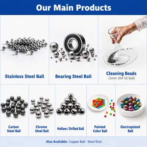 GCr15 Bearing Steel Balls G100 1.5mm HRC 60-66 High Hardness for Miniature Deep Groove Ball Bearings, Manufacturer Factory Direct Supply thumbnail-5