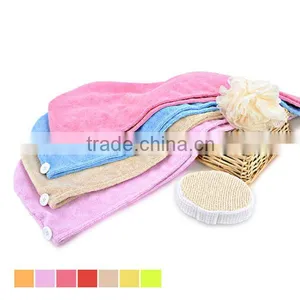 BLJ Generic After-bath Hair Drying Girls Bath Shower Spa Cap Wholesale thumbnail-1