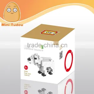 Mini Tudou Loz Diamond 3d Construction Toys Plastic Building Blocks Toys Educational Toys for Boy Kids Quality Choice thumbnail-2
