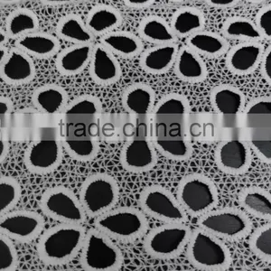 Lace Fabric With Flower/embroidery Milk Silk Full Lace for Garment Accessory thumbnail-2