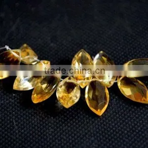 Natural Citrine Faceted Marquise Flawless Gemstone 10 Pcs thumbnail-1