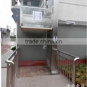 Wheelchair Lift With no Obstacle Used for Elder Aged Disabled People thumbnail-5
