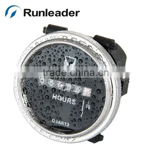 Silver Bezel AC/DC Engine Running Hour Meter for Generator Marine Boat thumbnail-4