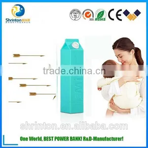 China Supplier 2600mah Milk Power Bank 18650 Plastic Power Bank thumbnail-1