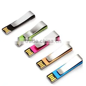Metal Clip Usb Flash Memory With Logo Printing thumbnail-1