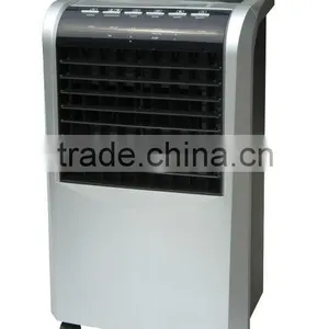 China Low Power Consumption Electric Floor Standing Portable Water Based Motor Cooling Fan thumbnail-1