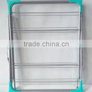 Folding Metal Garment Rack High Quality Collapsible Clothes/Towel Hanger thumbnail-2