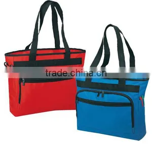 Deluxe Polyester Zipper Tote Bag thumbnail-1
