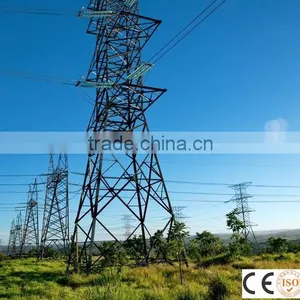 High Voltage 220kv 400kv 500kv 132kv Steel Power Transmission Line Tower thumbnail-3