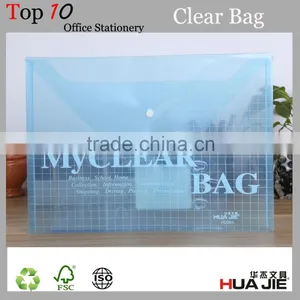 Clear Plastic A4 F/C PP Envelope File Bag Document Bag Clear Folders thumbnail-1