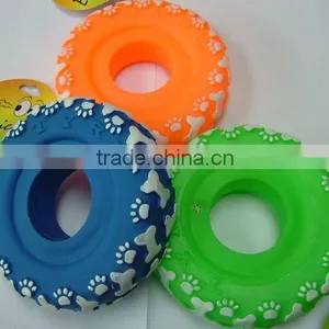 Dog Tire Toy--tire With Paw Printed thumbnail-1