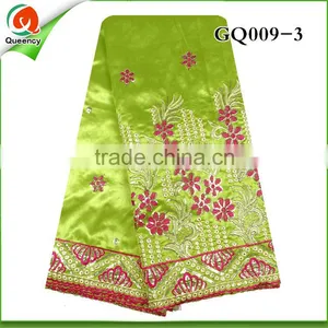 GQ009-3 African George Lace Embroidery Fabric, Fashion French Silk George Fabric For Dress Wedding thumbnail-1