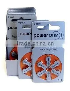 Hearing Aid Batteries Power One Hot Sale Zinc Air for Digital Hearing Aids thumbnail-3