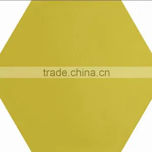 Yellow Hexagon Ceramic Floor Tile thumbnail-1