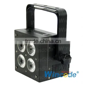 4*15W 5 in 1 RGBWA LED Flat Par Light / Led Stage Light / Led Disco Light thumbnail-5