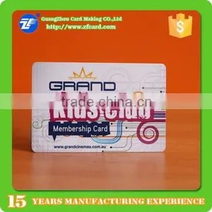 Pretty CR80 PVC Plastic Bar Code Membership Cards thumbnail-1