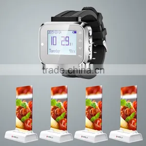 433MHz Wireless Waiter Call System, Wireless Call Bell System, Restaurant Wireless Service Calling System thumbnail-1