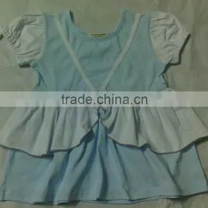 Unique Fun Kids Girls t Shirt Flutter Sleeves t Shirt Kids Wholesale thumbnail-5